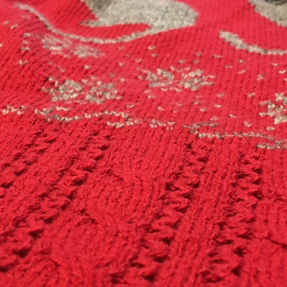 Vintage Cranberry Cat Snowflake Cardigan cotton - Picture 8 of 16